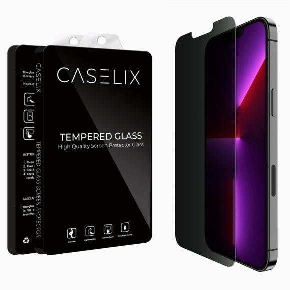 Privacy Screen Protector for iPhone 14, 14 Pro Max, 13 Pro, 12 Pro, 11 Pro Max - Picture 1 of 4